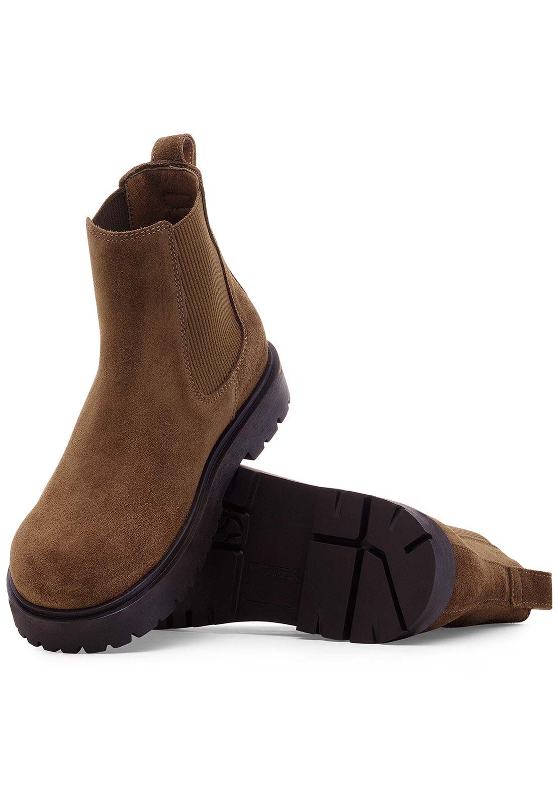 Birkenstock Women's Highwood Suede Regular Winter Boots Dark Tea