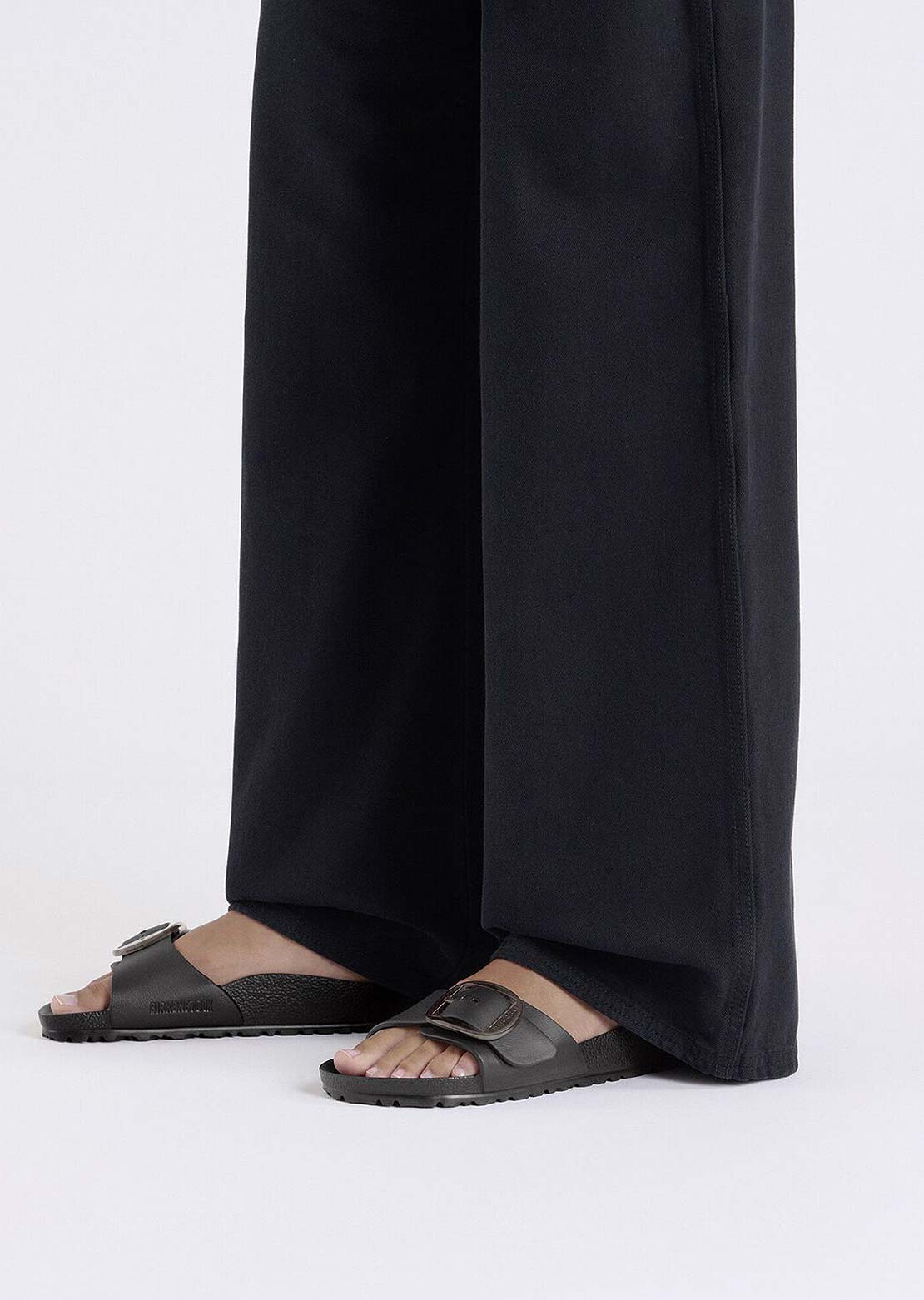 Birkenstock Women's Madrid Big Buckle EVA Narrow Sandals Black