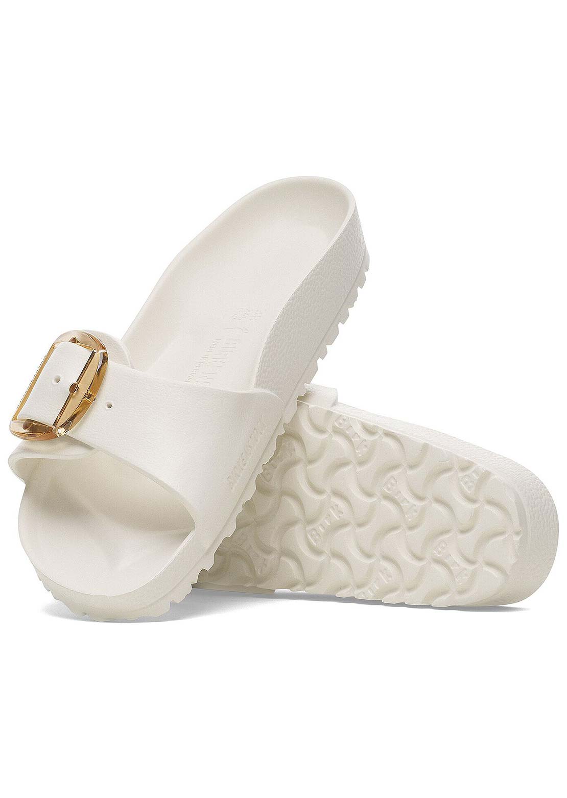 Birkenstock Women's Madrid Big Buckle EVA Narrow Sandals Eggshell