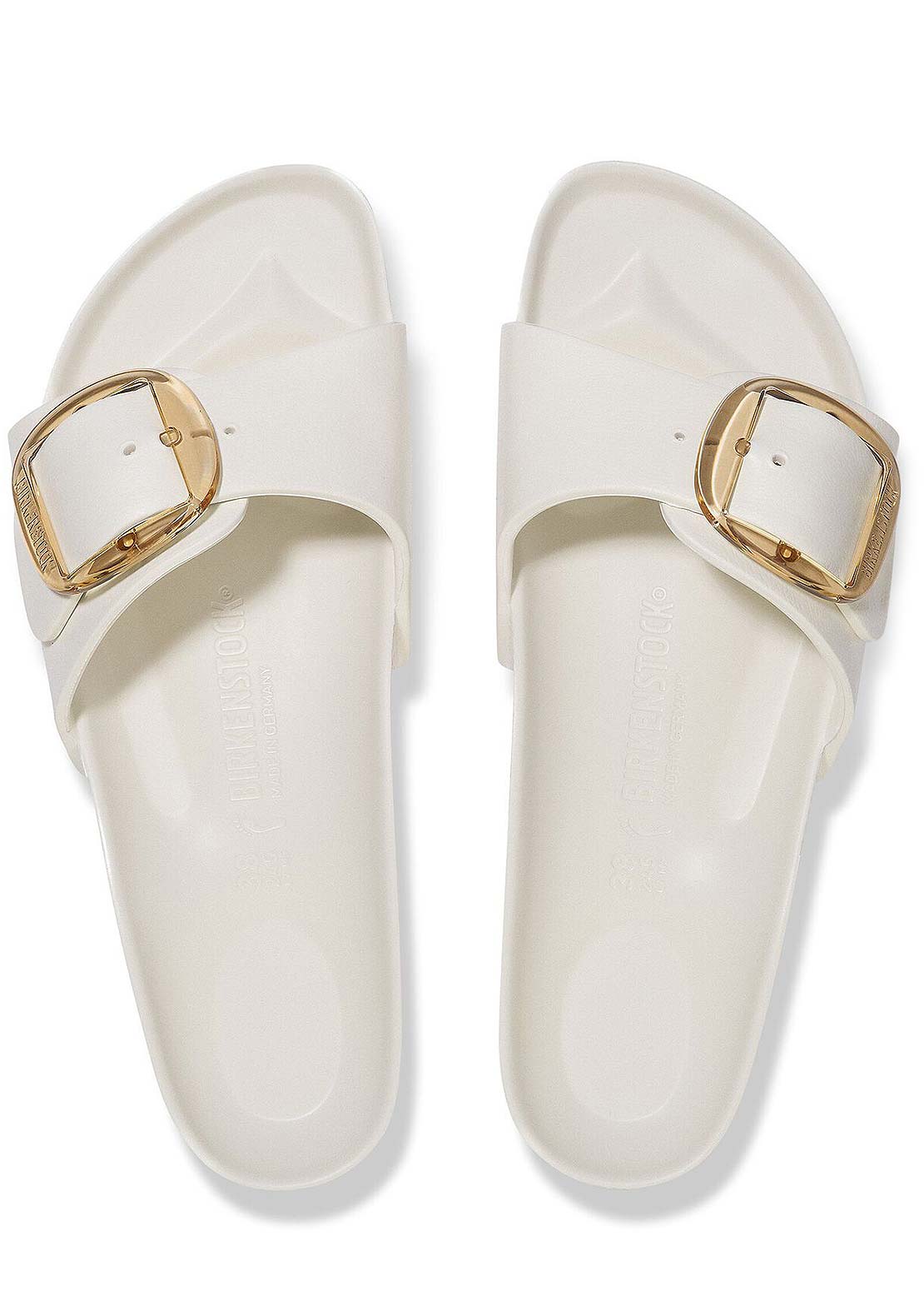 Birkenstock Women's Madrid Big Buckle EVA Narrow Sandals Eggshell