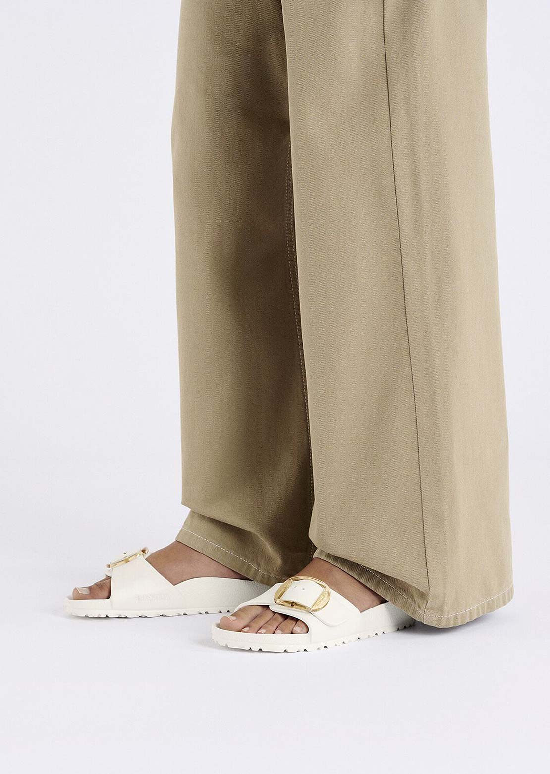 Birkenstock Women's Madrid Big Buckle EVA Narrow Sandals Eggshell