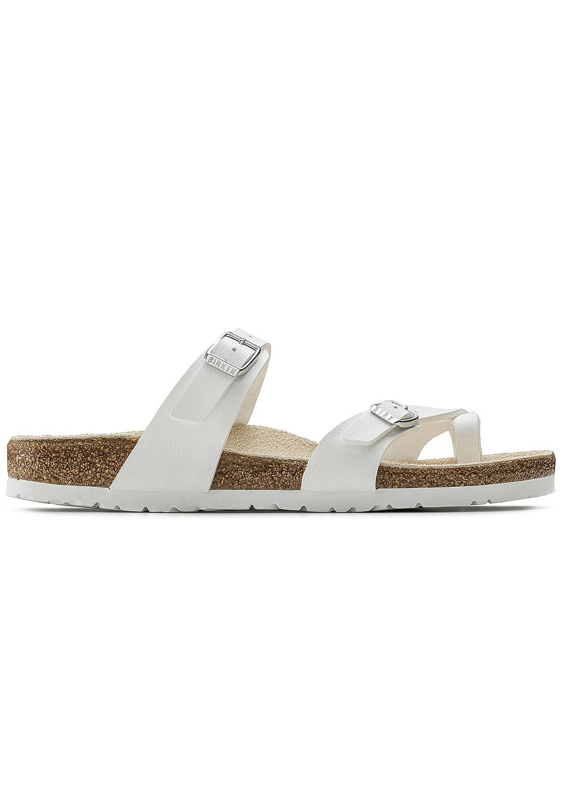 Birkenstock Women’s Mayari Birko-Flor Regular Sandals White