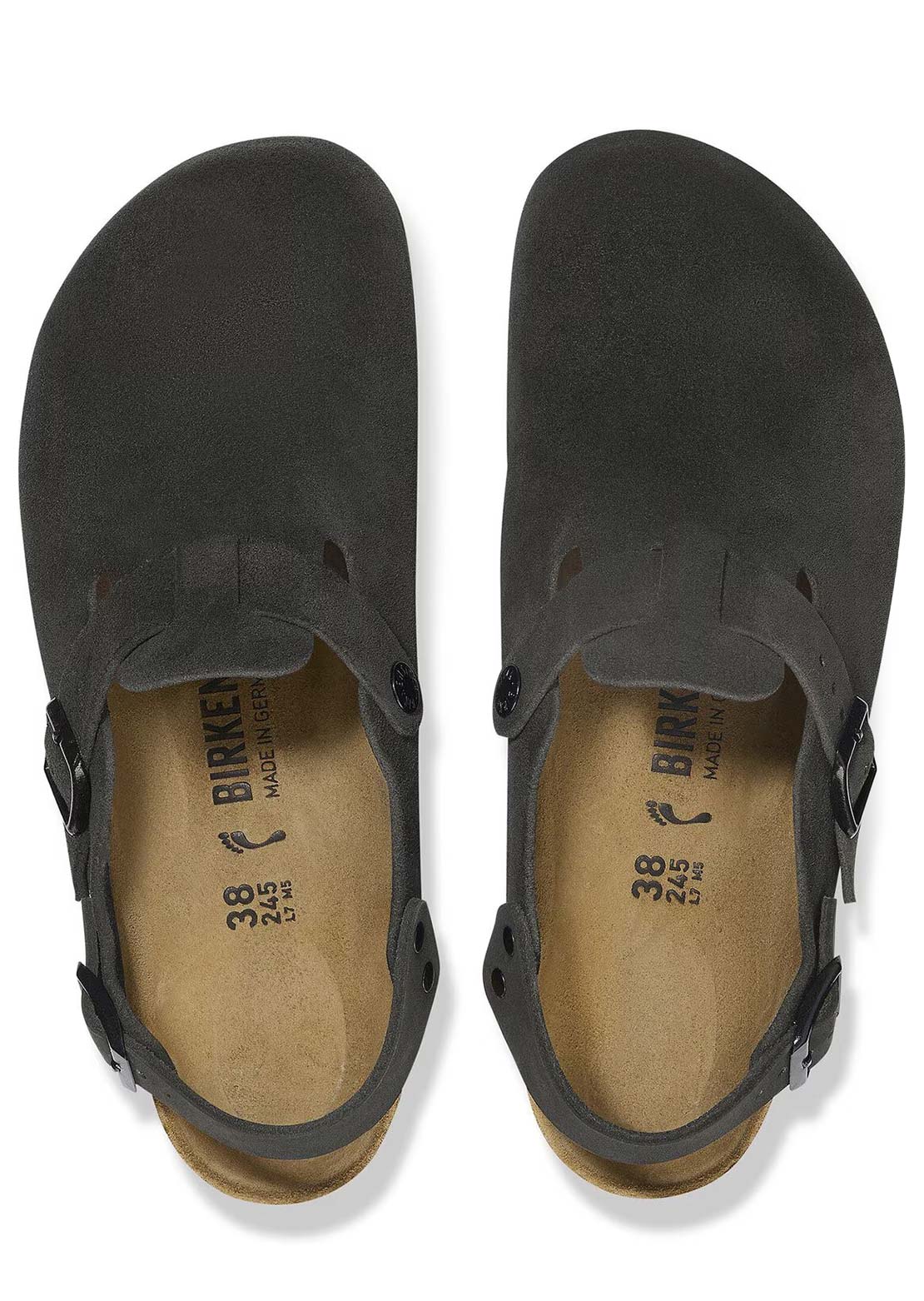 Birkenstock Women's Tokyo Suede Narrow Sandals Black