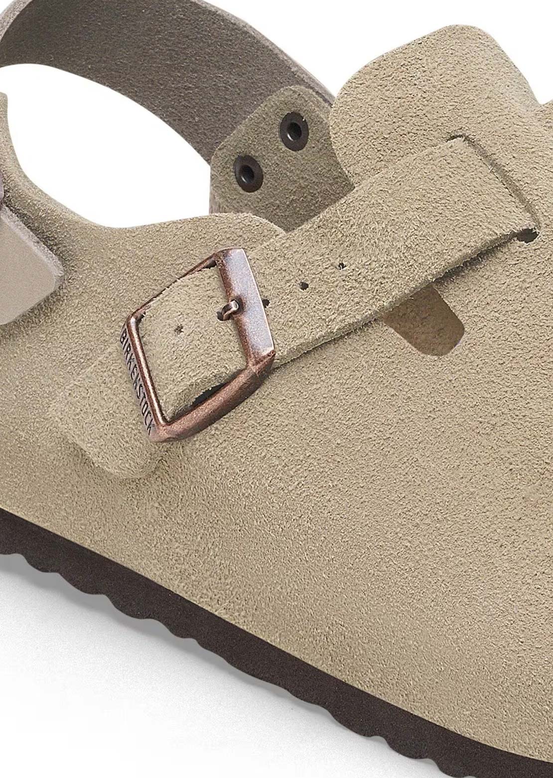 Birkenstock Women's Tokyo Suede Narrow Sandals Taupe