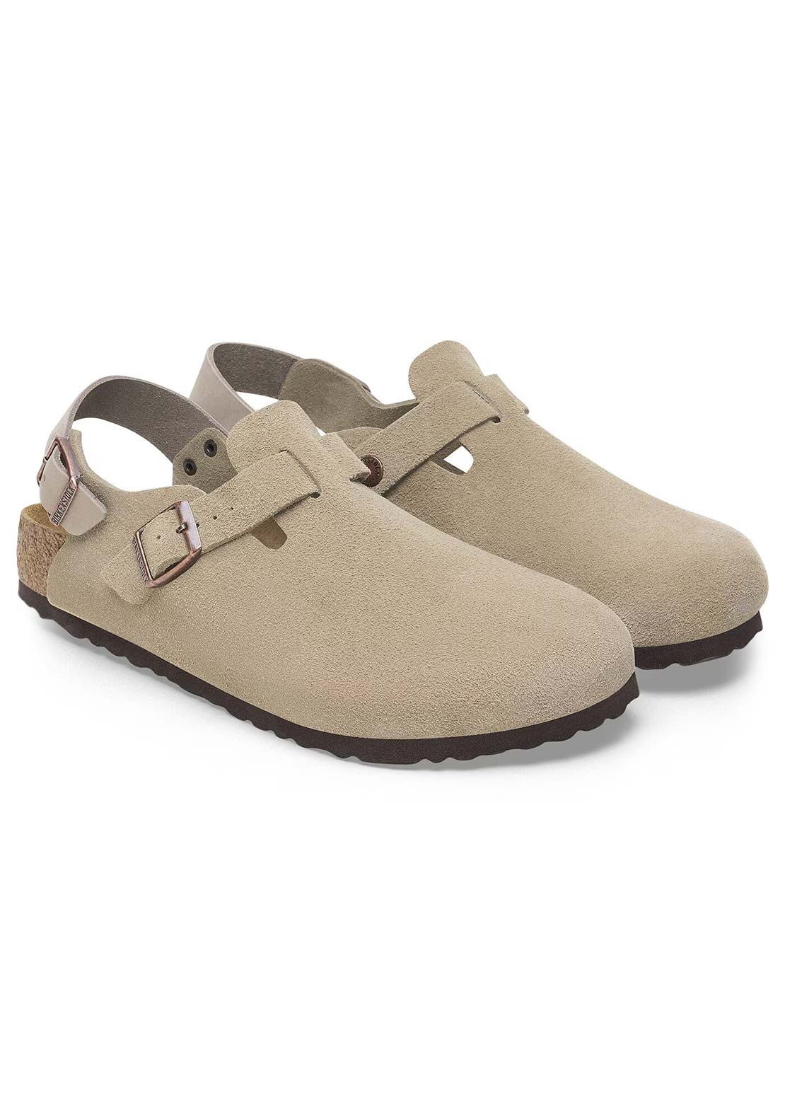 Birkenstock Women's Tokyo Suede Narrow Sandals Taupe