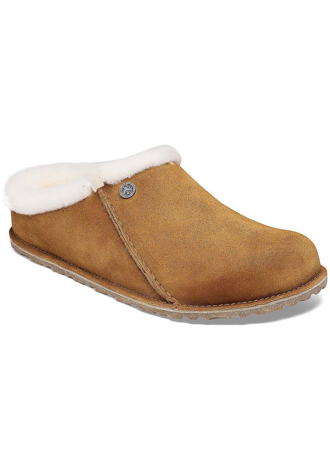 Birkenstock Women's Zermatt Premium Shearling Suede Narrow Sandals Mink