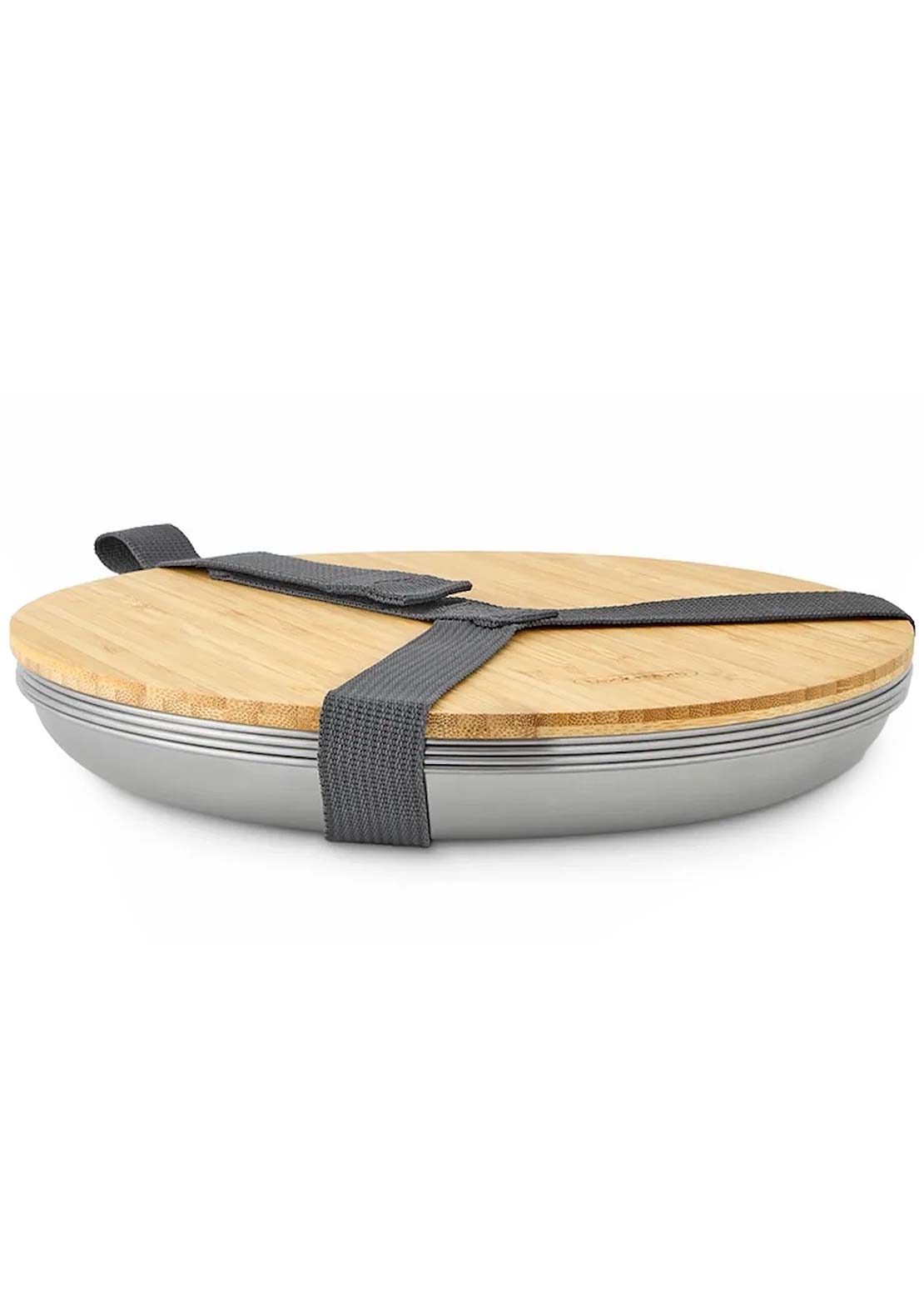 Black + Blum Stainless Steel Plate Set with Bamboo Board