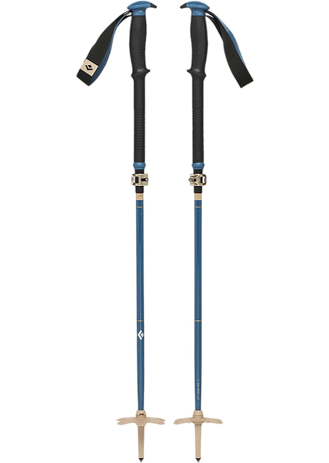 Black Diamond Traverse Compactor Ski Poles Creek Blue