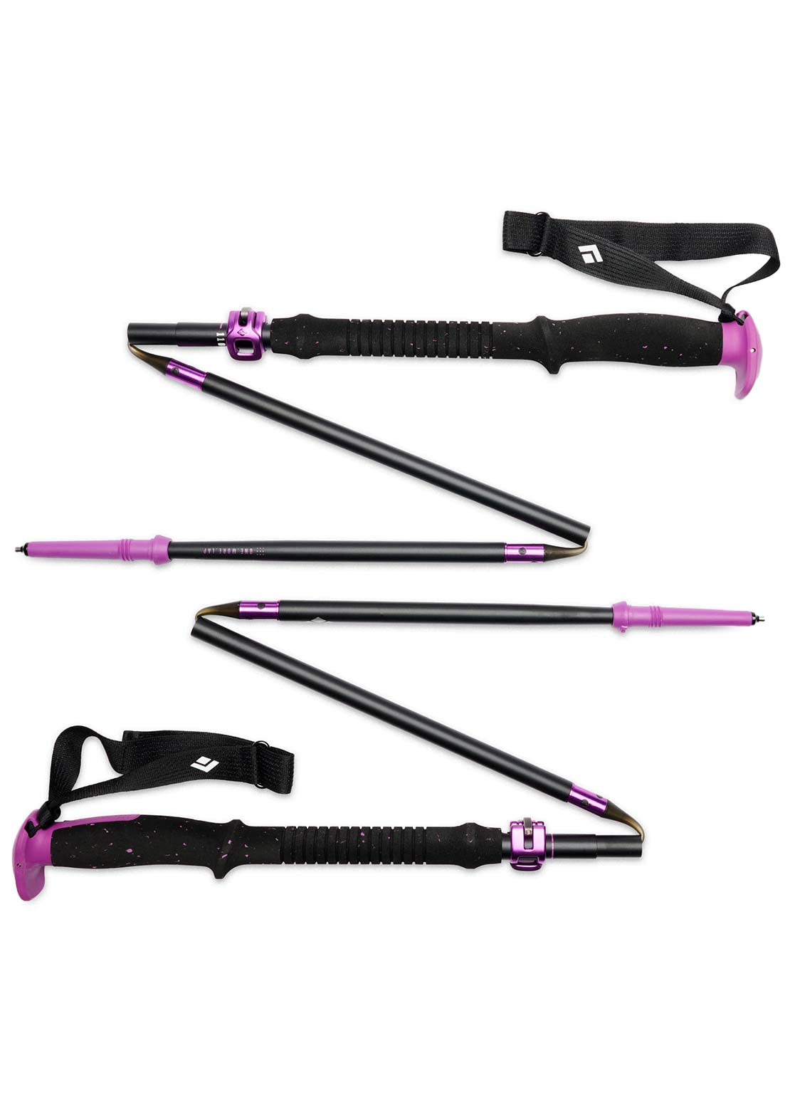 Black Diamond Unisex Expedition Compactor Ski Poles Piton Purple