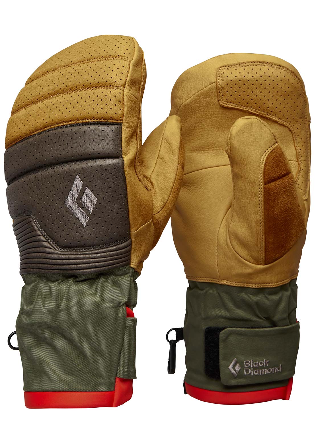 Black Diamond Unisex Progression Mitts Beeswax/Walnut