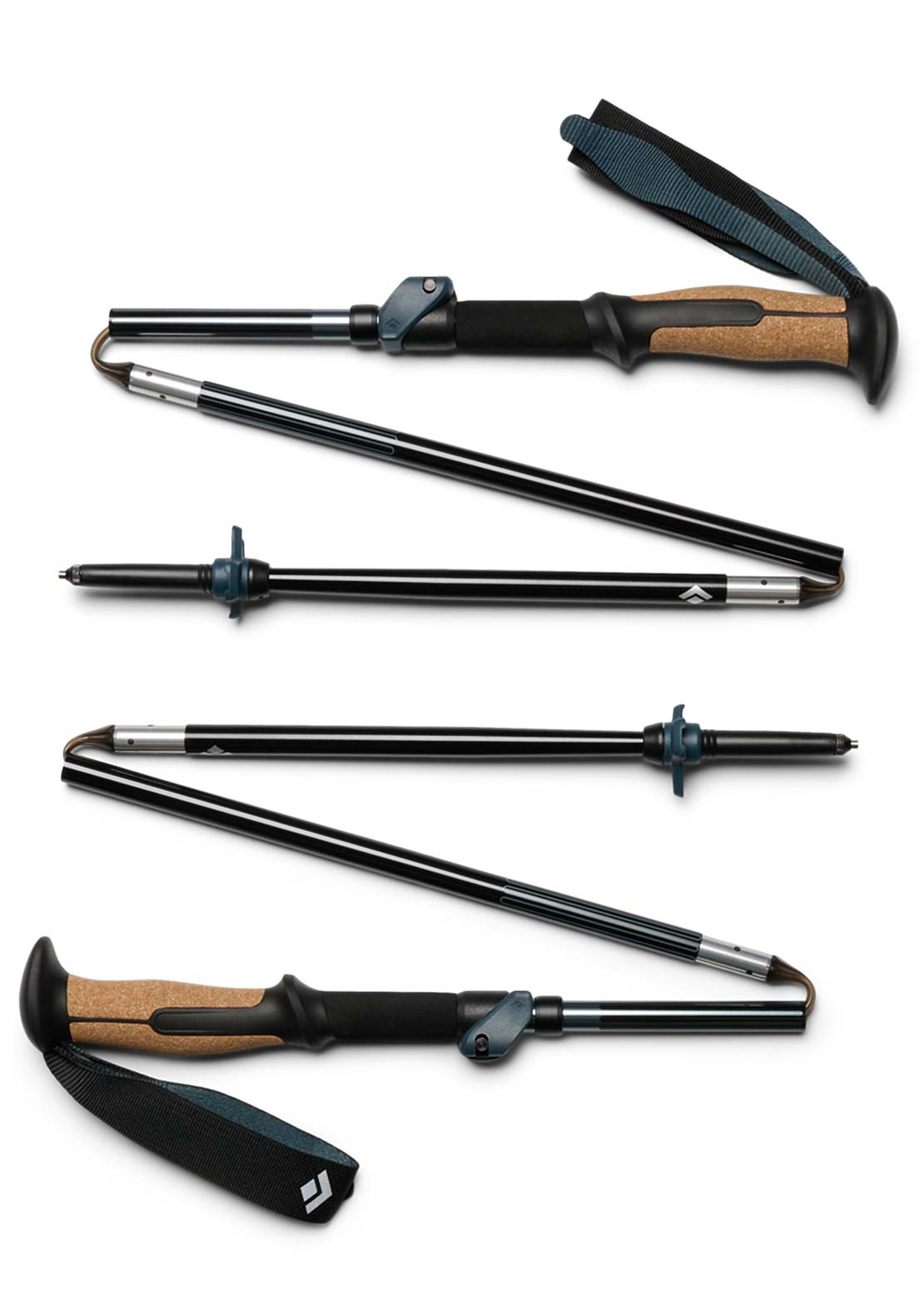 Black Diamond Unisex Trail Vista FLZ Trekking Poles Midnight Blue