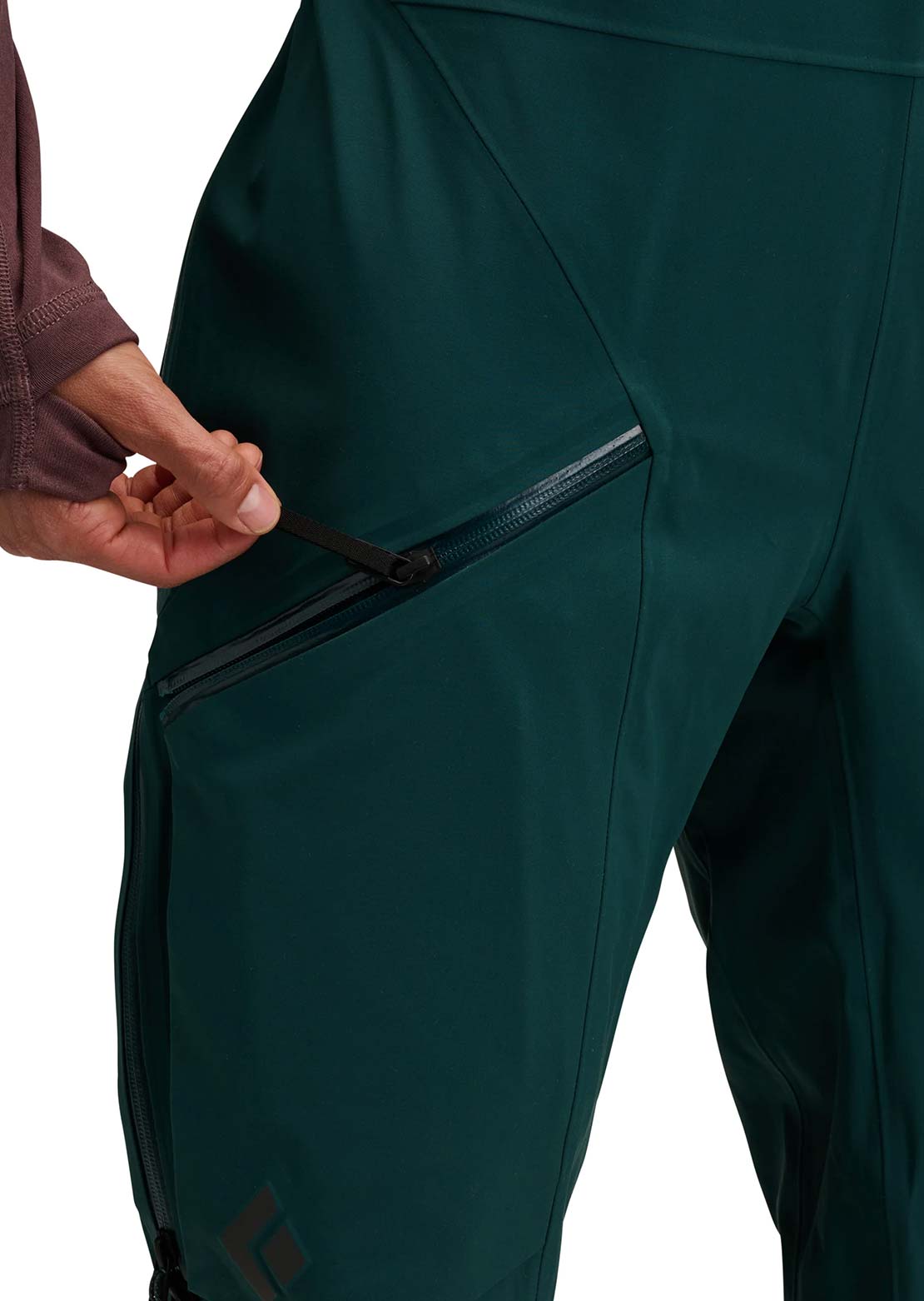 Black Diamond Women's Factor Bib Pants Deep Woods