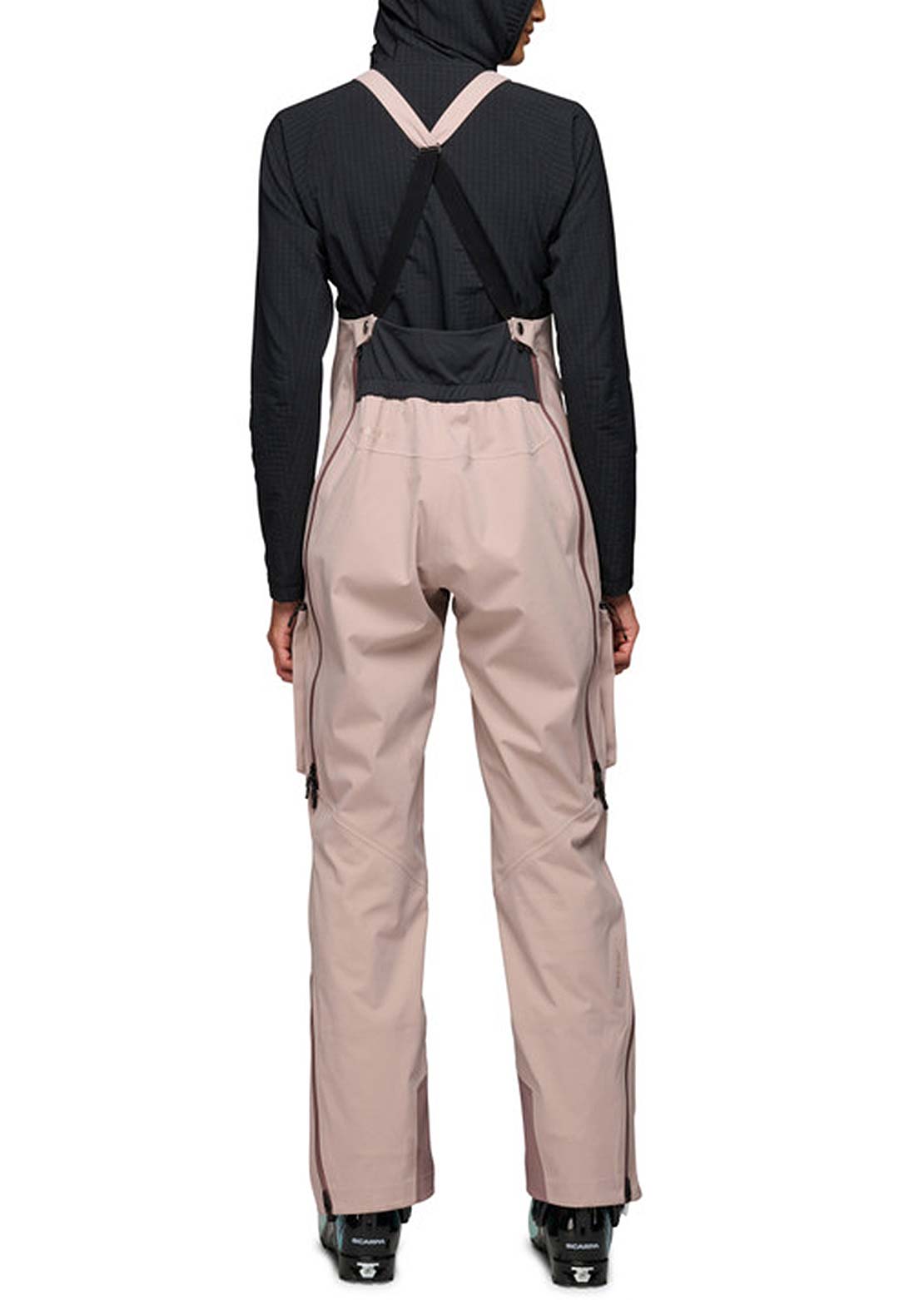 Black Diamond Women's Factor Bib Pants Pale Mauve
