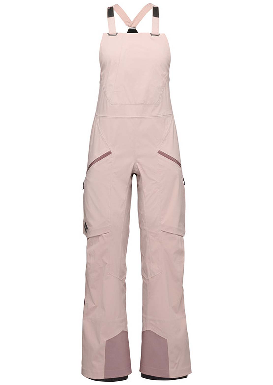 Black Diamond Women's Factor Bib Pants Pale Mauve