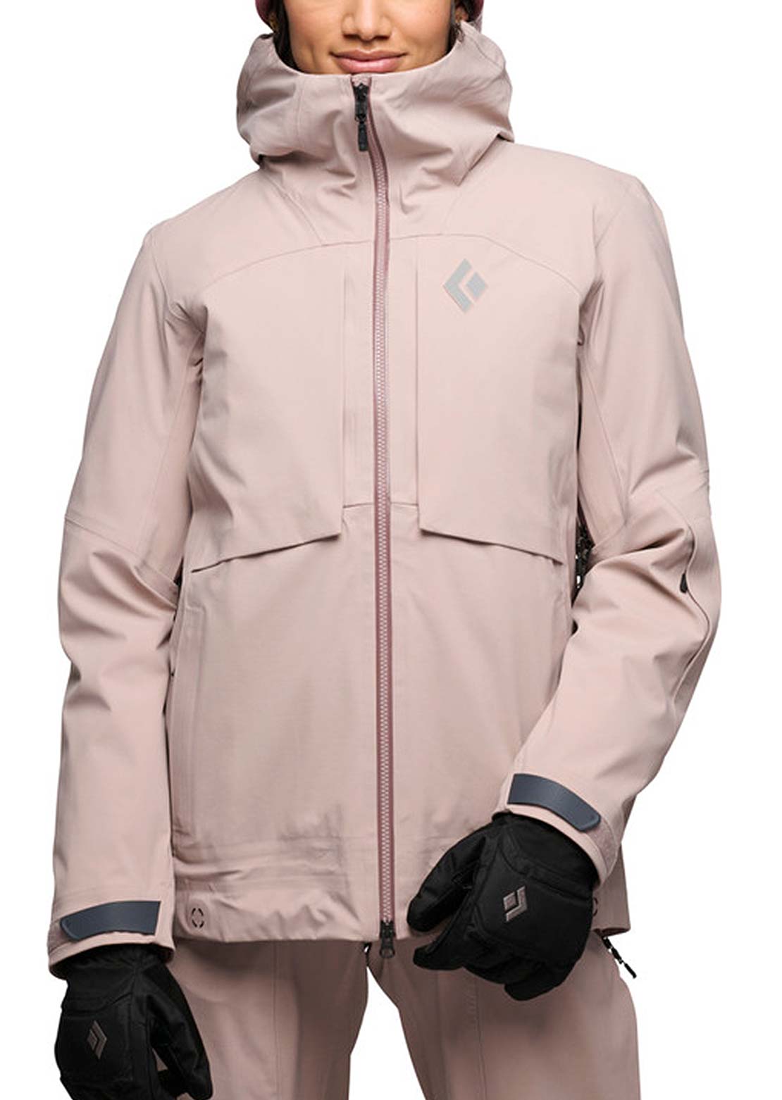 Black Diamond Women&#39;s Factor Shell Jacket Pale Mauve