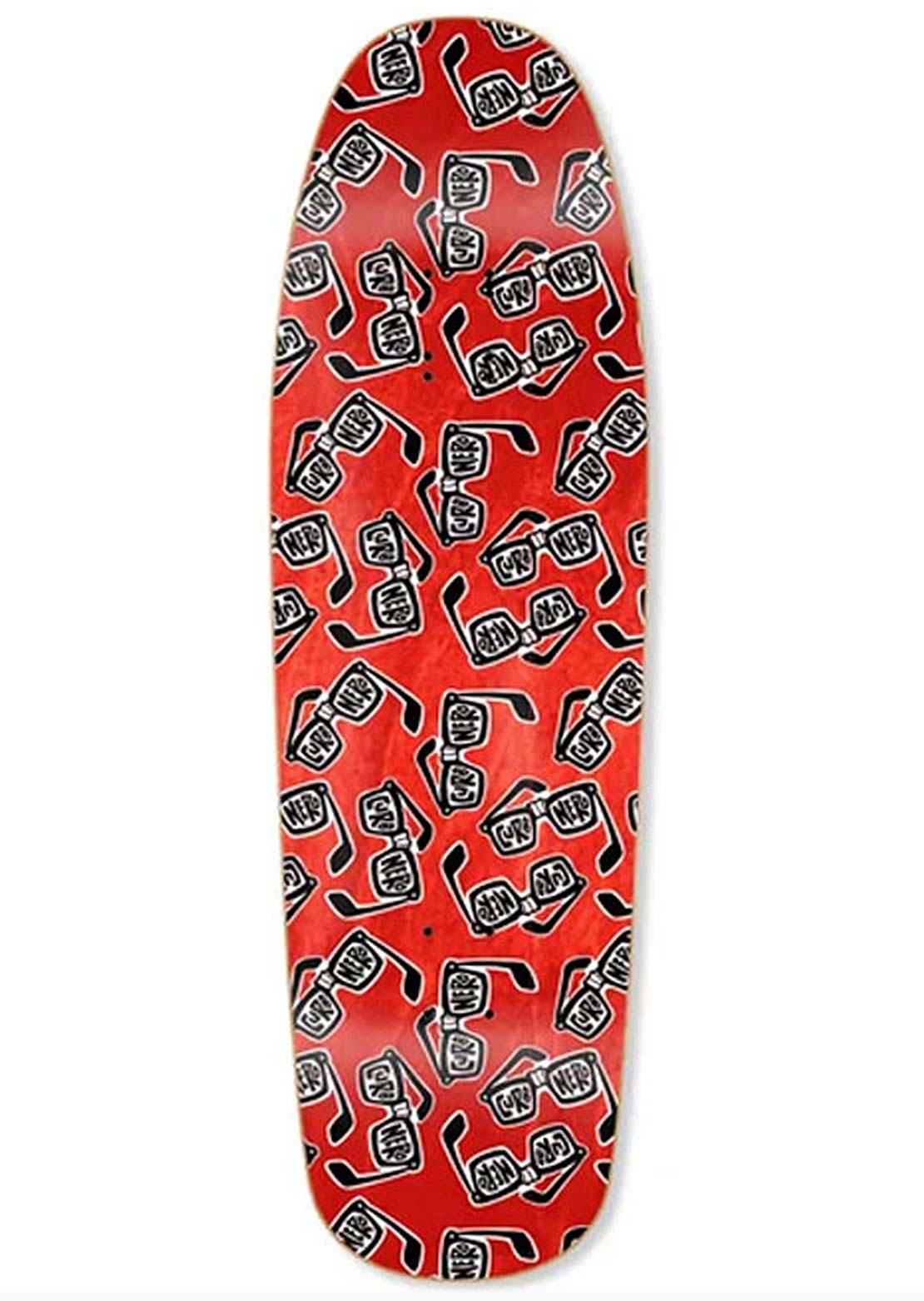 Black Label Unisex Curb Nerd Skateboard Deck