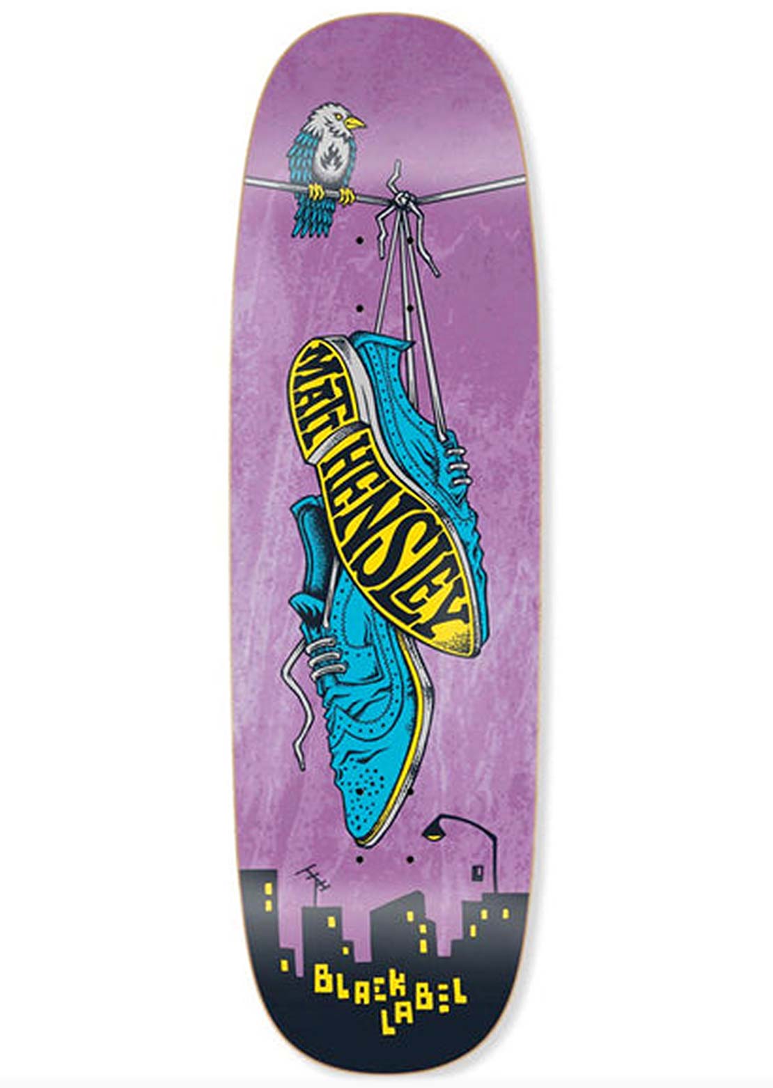Black Label Unisex Hensley Wingtips Skateboard Deck