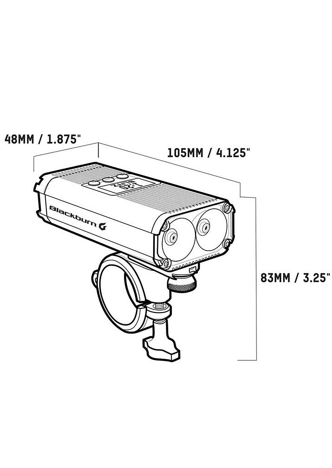 Blackburn Countdown 1600 Lumen 2.0