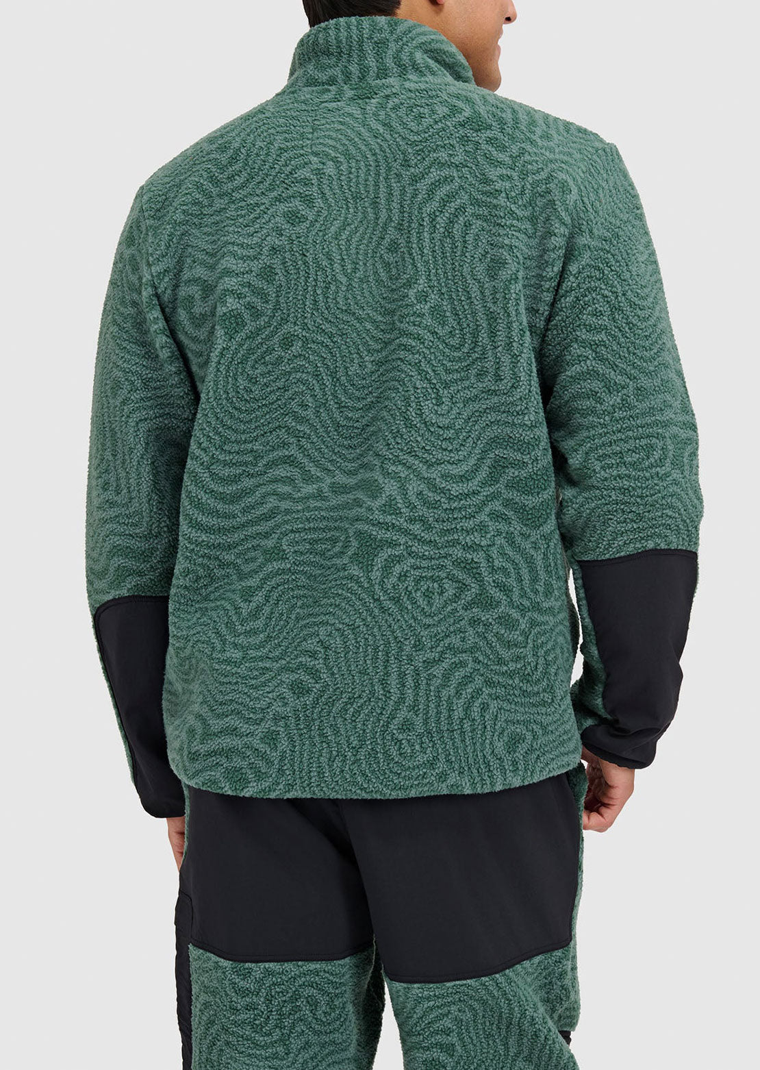 Blackstrap Men's Caldera 1/2 Snap Pullover Inprint Obsidian