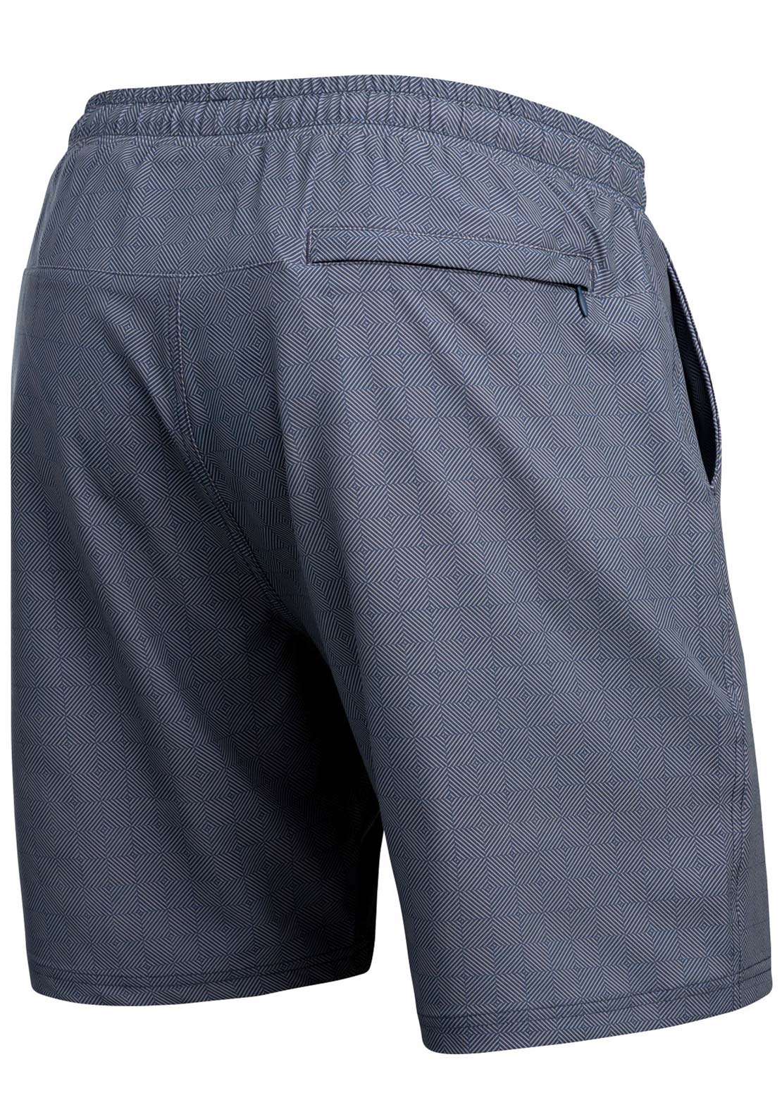 BN3TH Men's Agua Volley x 2N1 7" Shorts Artisan Tile Navy