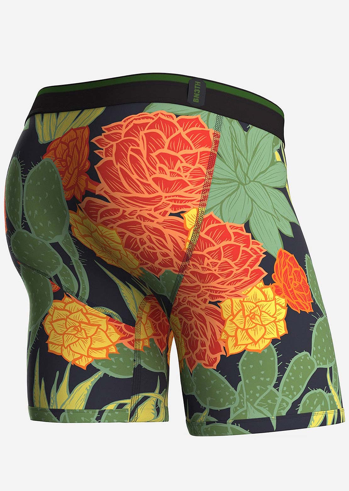 BN3TH Men&#39;s Classic Brief Print Boxer Desert Bloom/Dark Navy