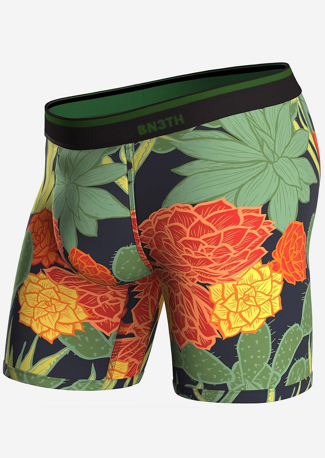 BN3TH Men&#39;s Classic Brief Print Boxer Desert Bloom/Dark Navy