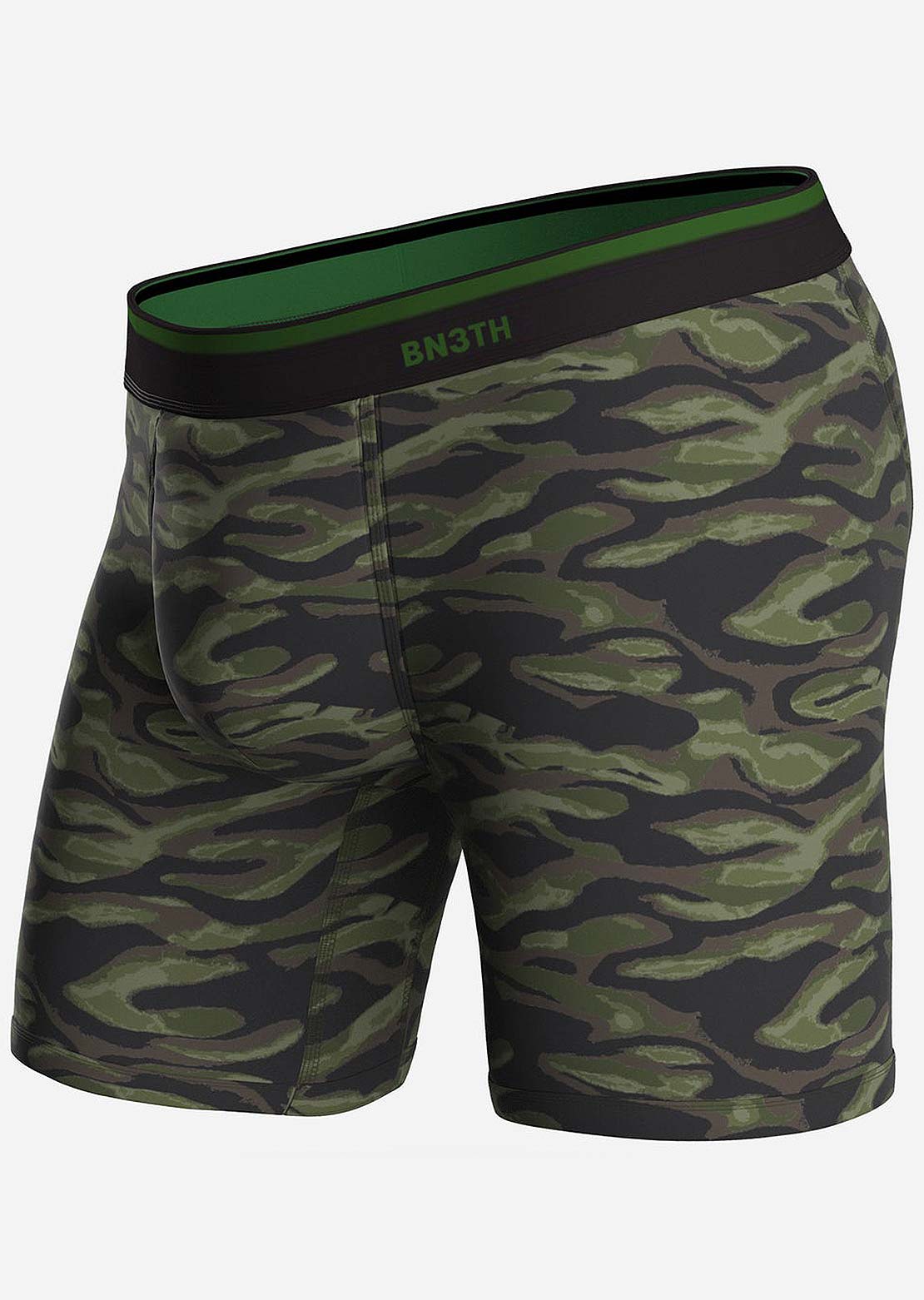 BN3TH Men&#39;s Classic Brief Print Boxer Watercolour Camo/Green