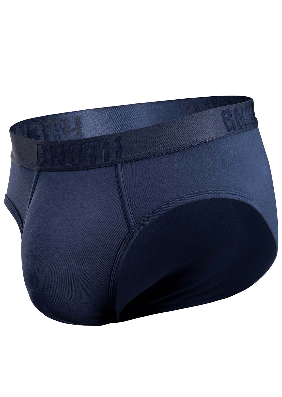 BN3TH Men's Classic Icon Brief with Fly Navy
