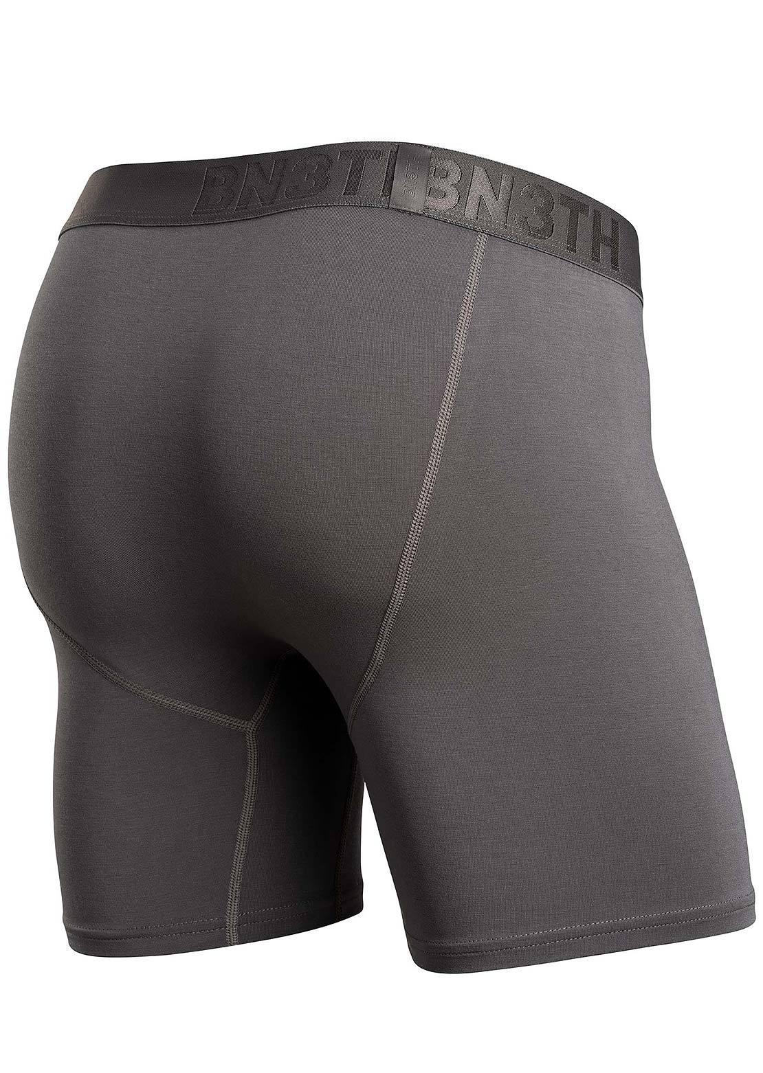 BN3TH Men's Classic Icon Fly Solid Brief Boxers Gargoyle