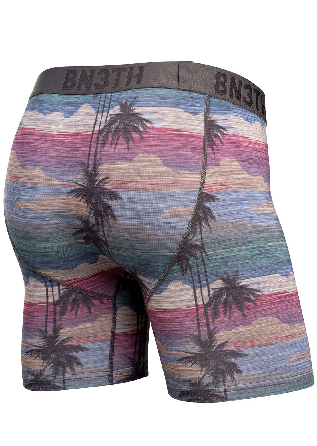 BN3TH Men's Classic Icon PT Brief Boxers Palm Tree Horizon Heather