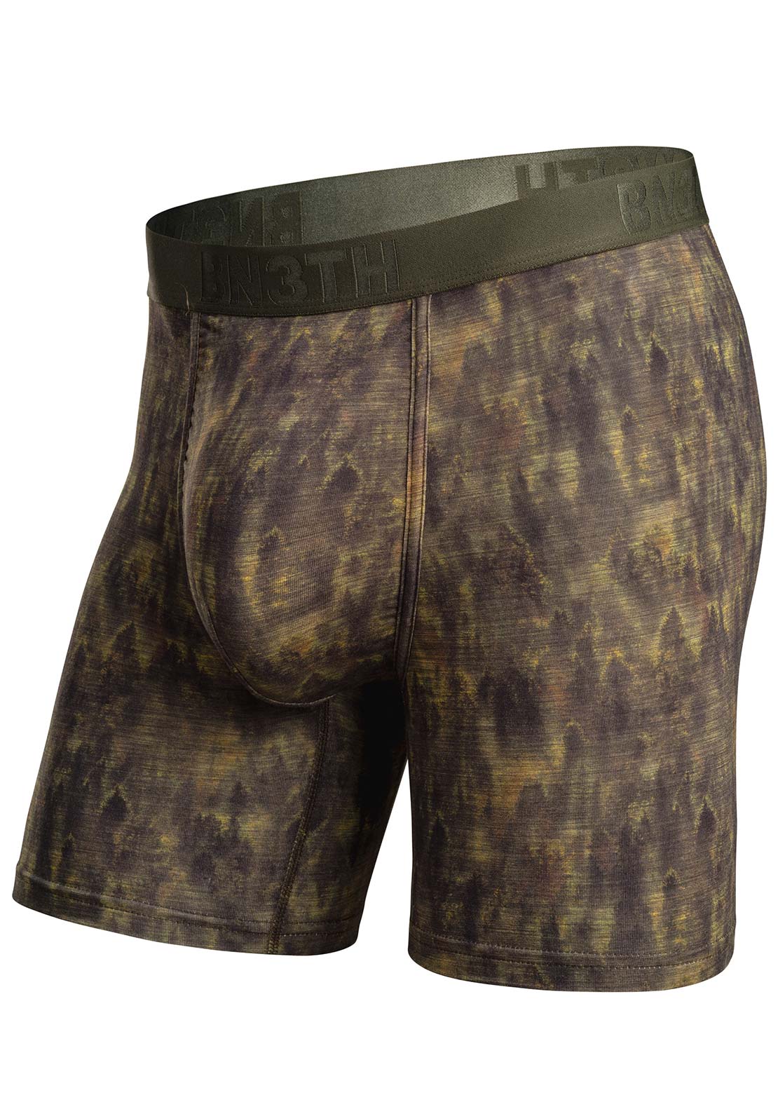 BN3TH Men's Classic Icon PT Brief Boxers Forest Camo/Bronze