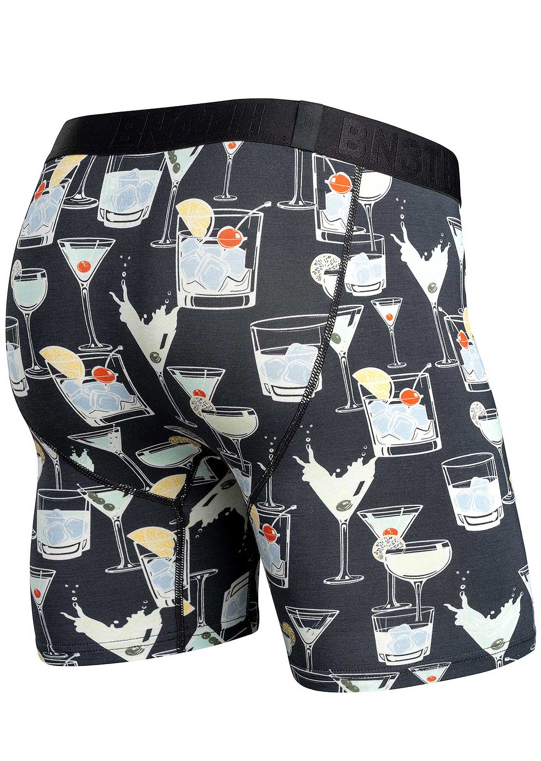 BN3TH Men's Classic Icon PT Brief Boxers Cocktails/Black