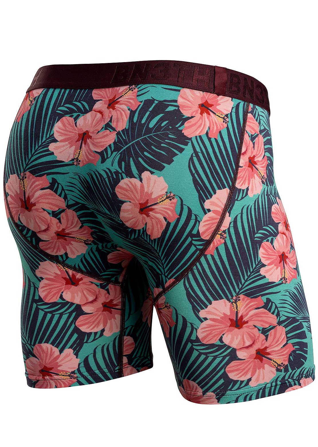 BN3TH Men's Classic Icon PT Brief Boxers Hibiscus Bloom/Zesty