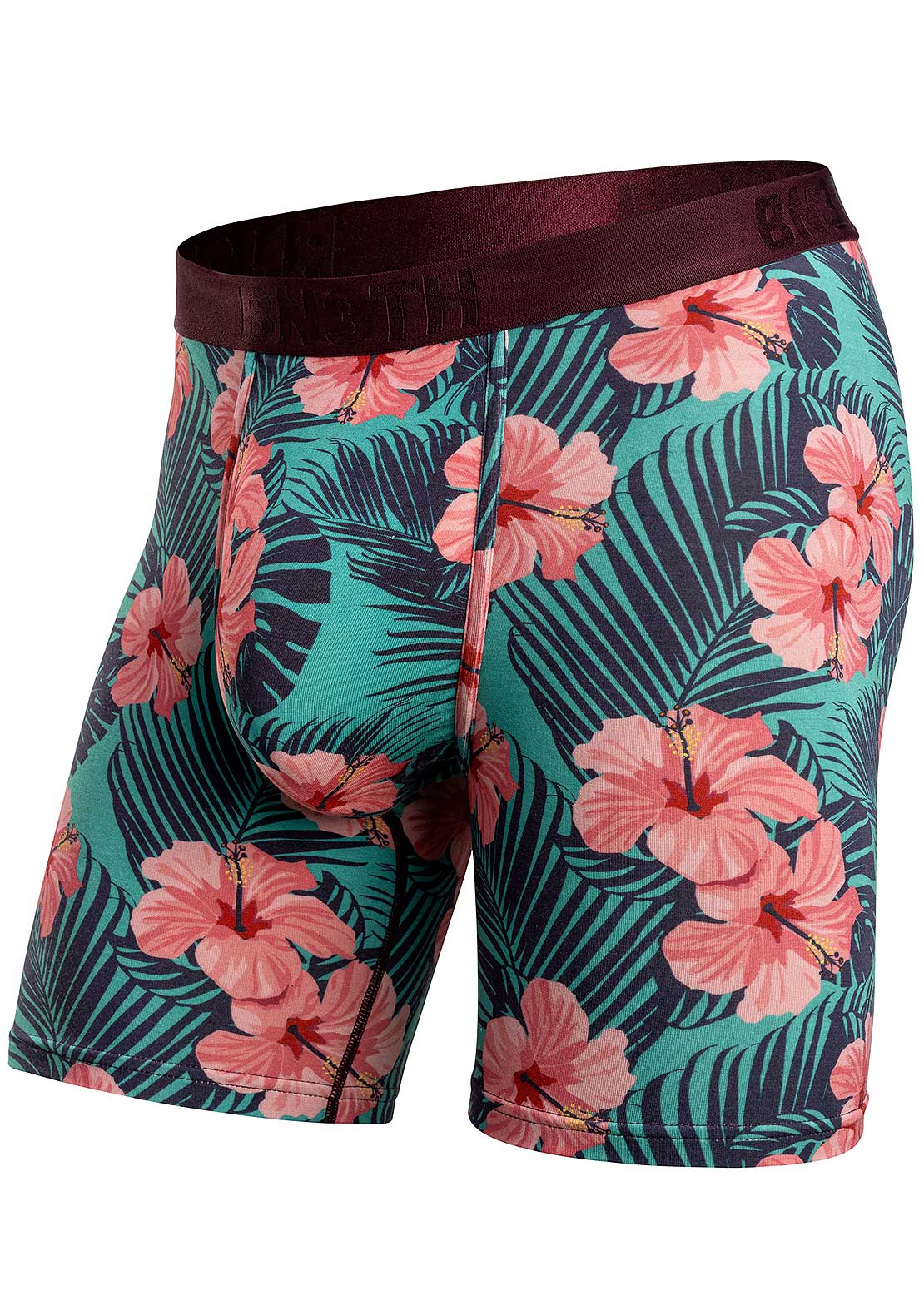 BN3TH Men's Classic Icon PT Brief Boxers Hibiscus Bloom/Zesty