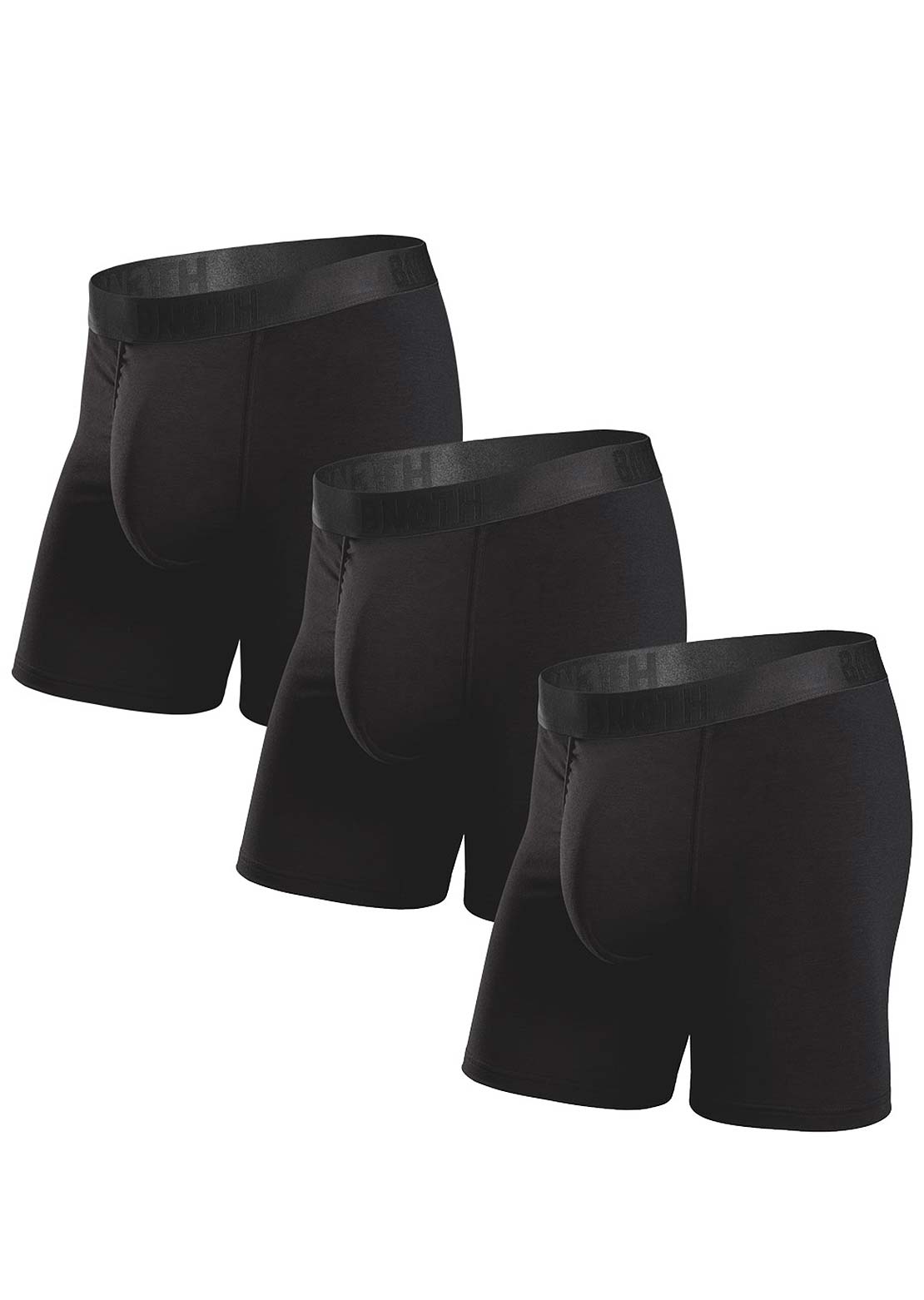 BN3TH Men's Essentials Brief Boxers 3-Pack Black