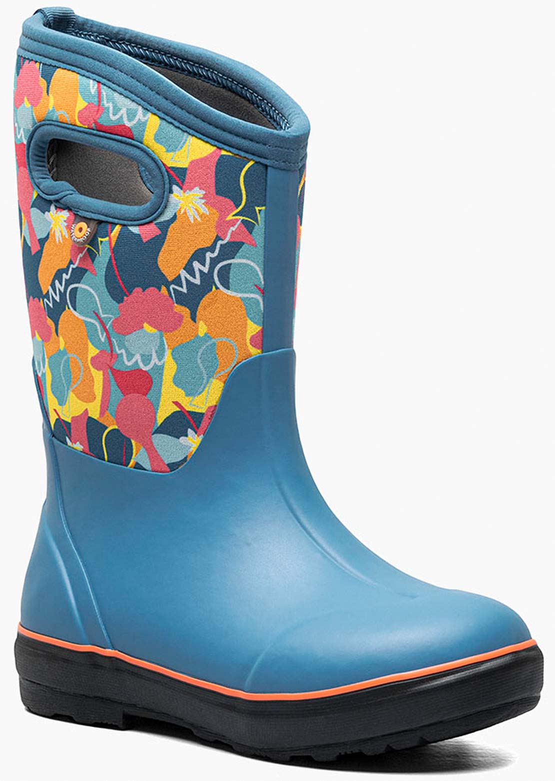 Bogs Junior Classic II Joyful Winter Boots French Blue