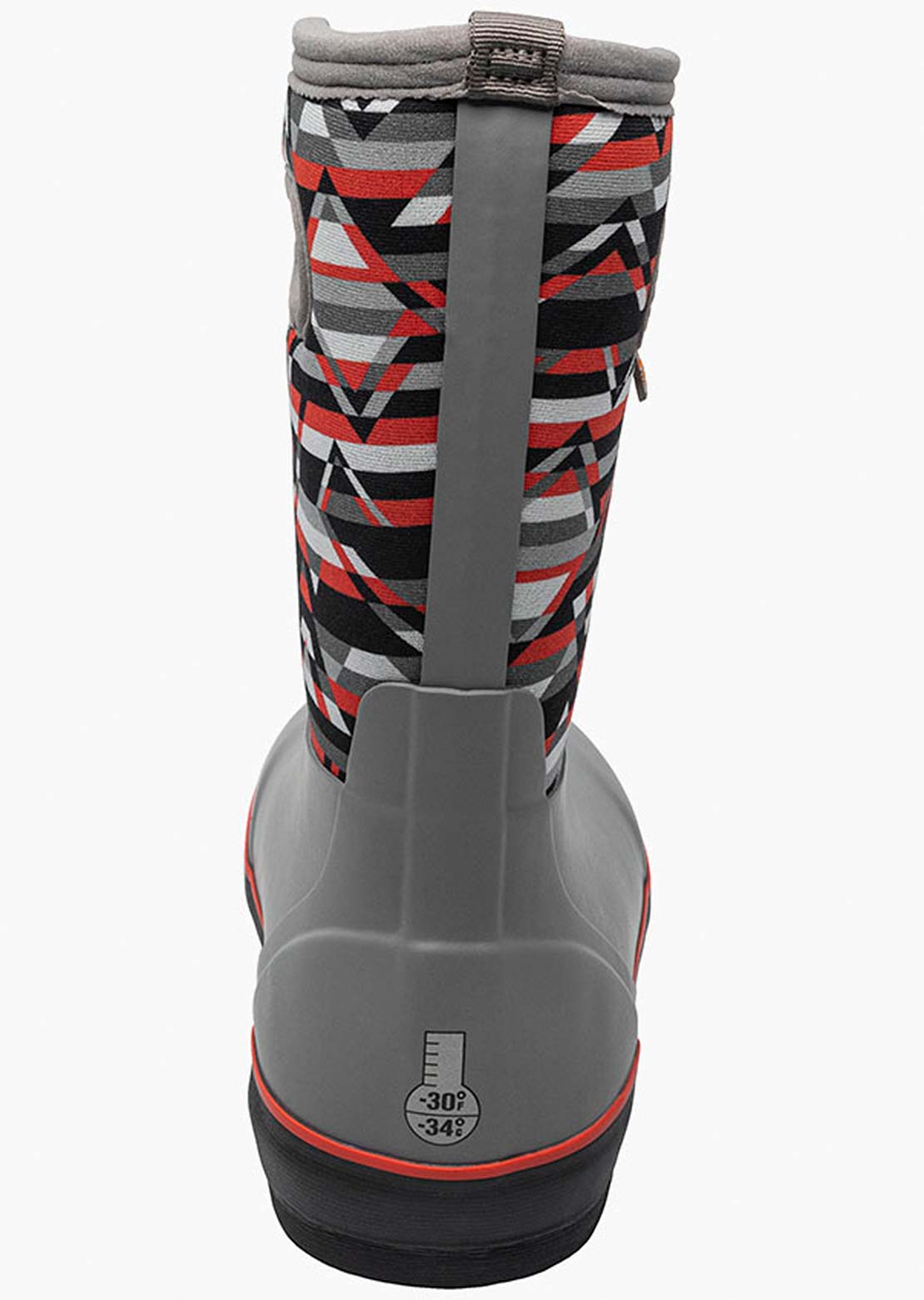 Bogs Junior Classic II Mountain Geo Winter Boots Gray Multi