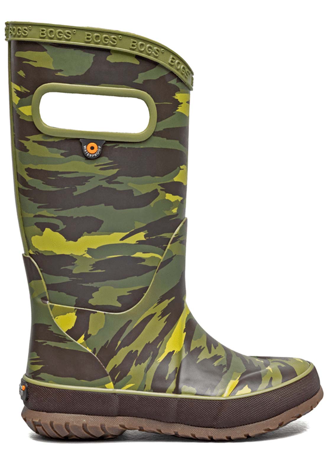 Bogs Junior Rainboot Brush Camo Boots Green Multi
