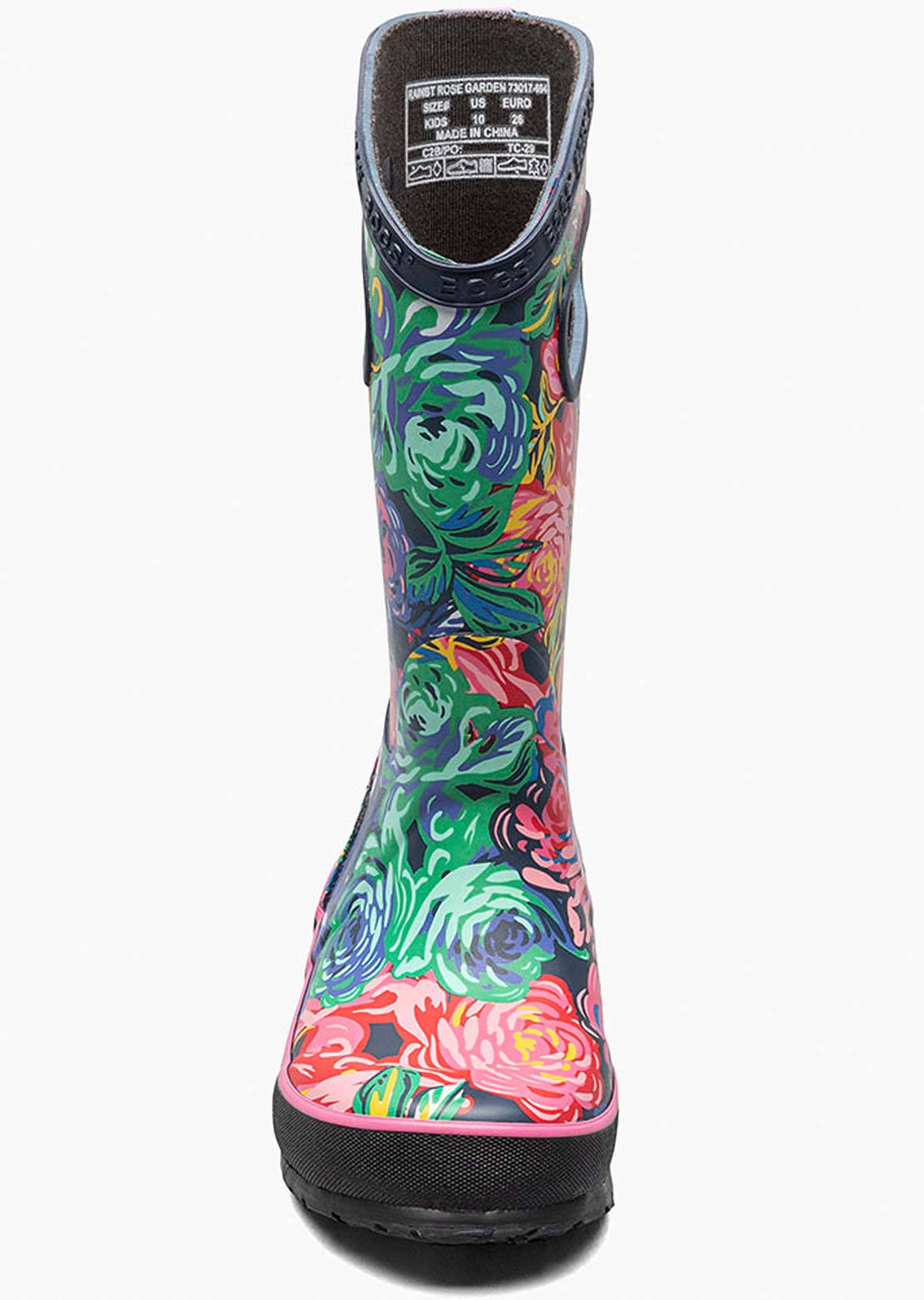 Bogs Junior Rose Rain Boots Rose Multi