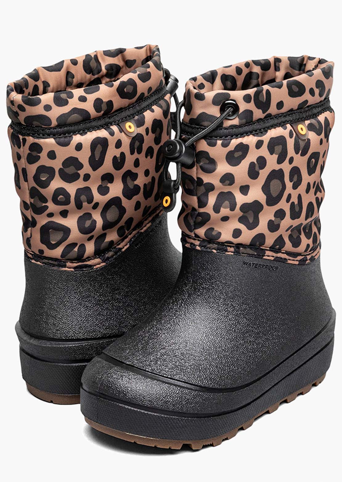 Bogs Junior Snow Shell Leopard Boots