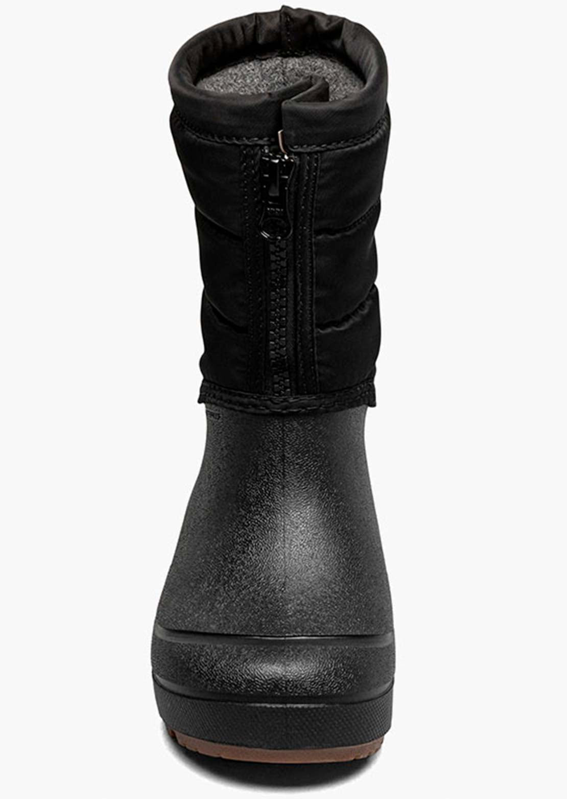 Bogs Junior Snow Shell Zip Solid Boots