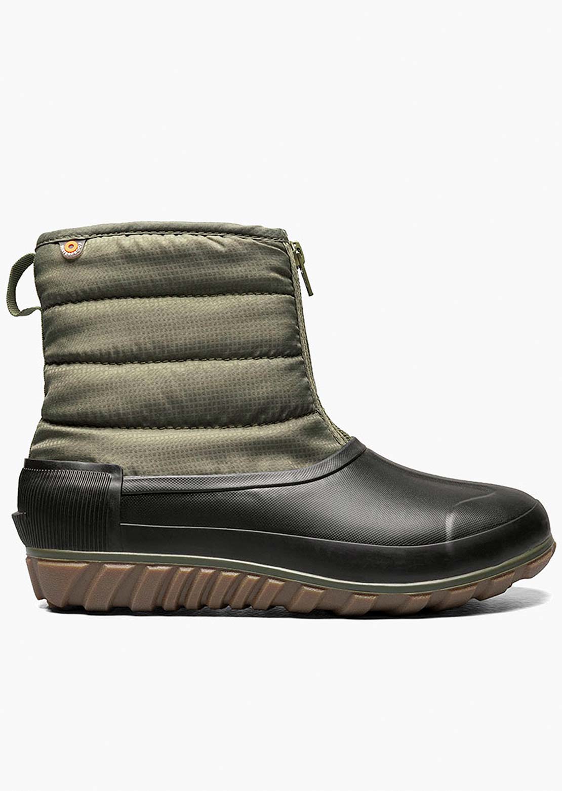 Bogs Women's Casual Zip Winter Boots Olive