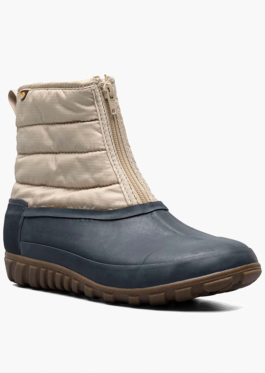 Bogs Women's Casual Zip Winter Boots Taupe Multi