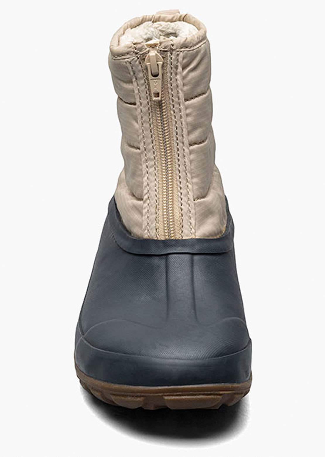 Bogs Women's Casual Zip Winter Boots Taupe Multi