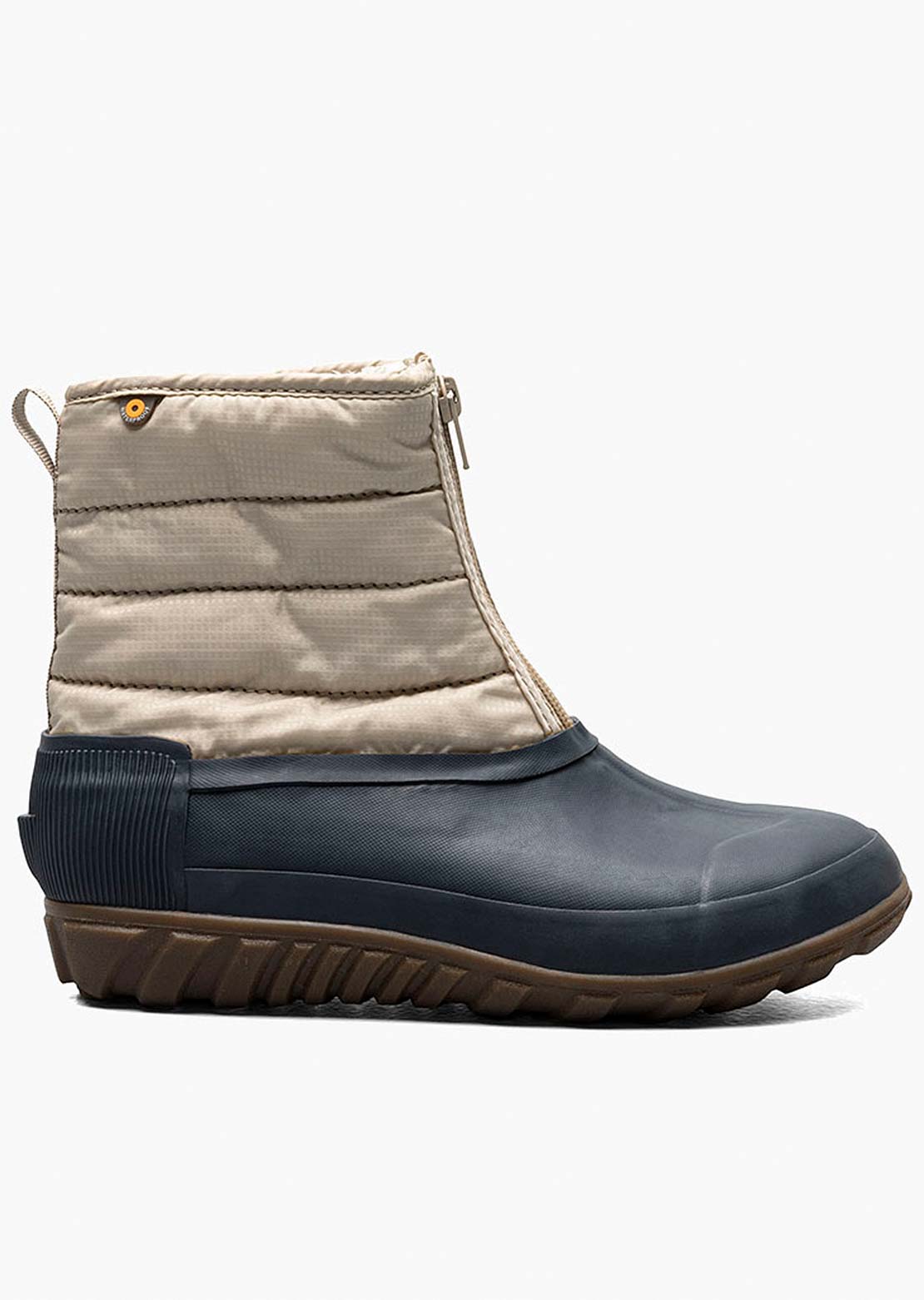 Bogs Women's Casual Zip Winter Boots Taupe Multi