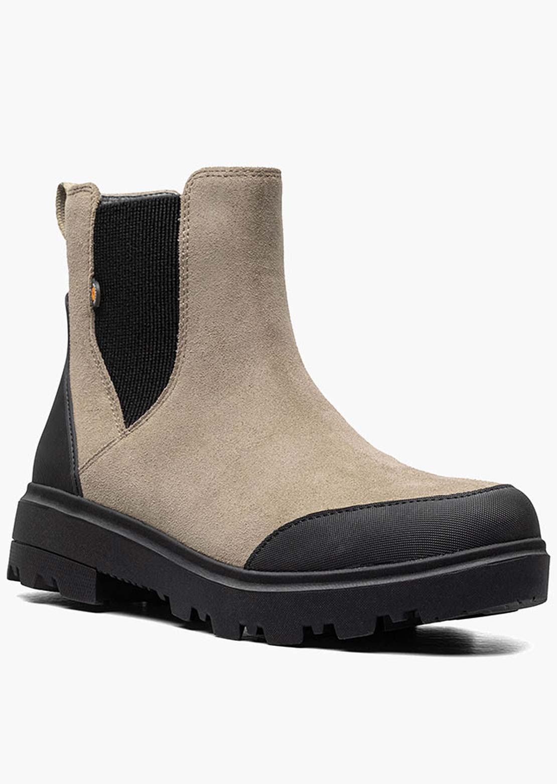 Bogs Women's Holly Chelsea Leather Boots Taupe