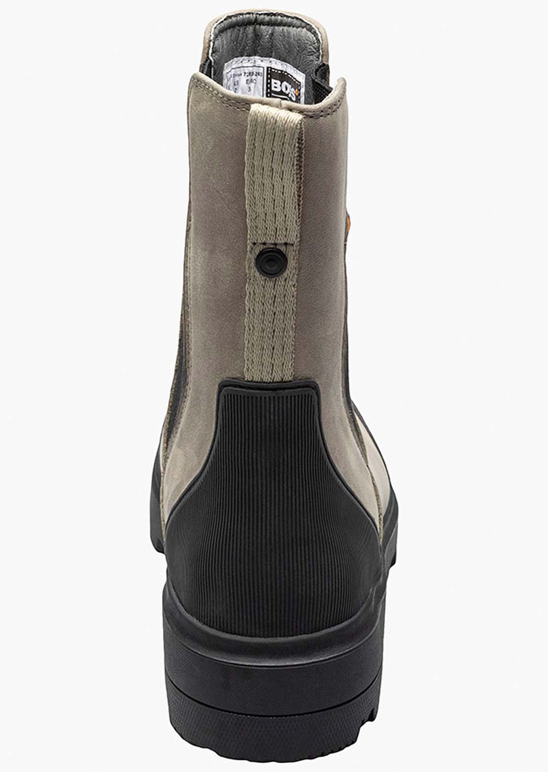 Bogs Women&#39;s Holly Tall Chelsea Leather Boots Taupe