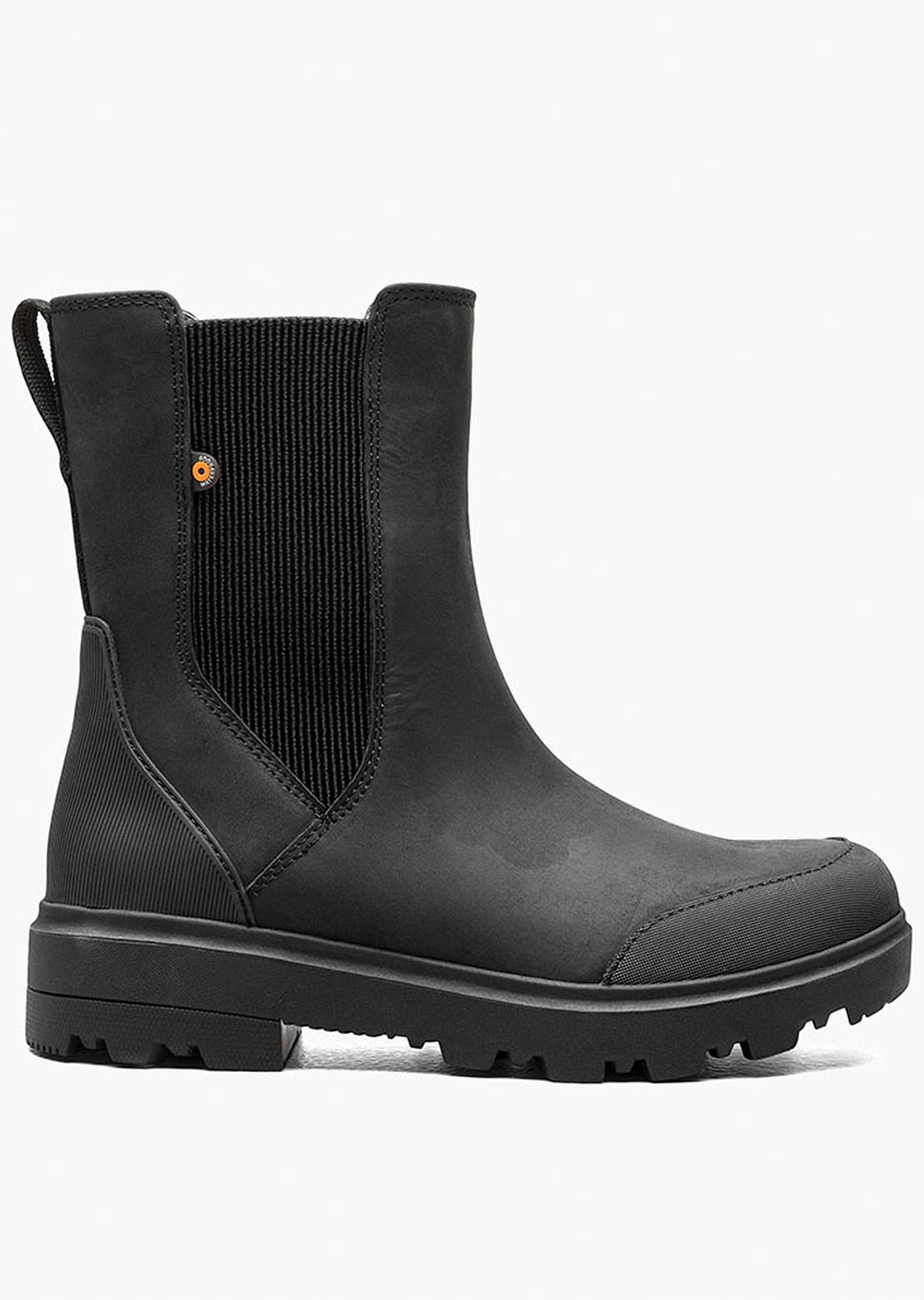 Bogs Women's Holly Tall Leather Boots Black