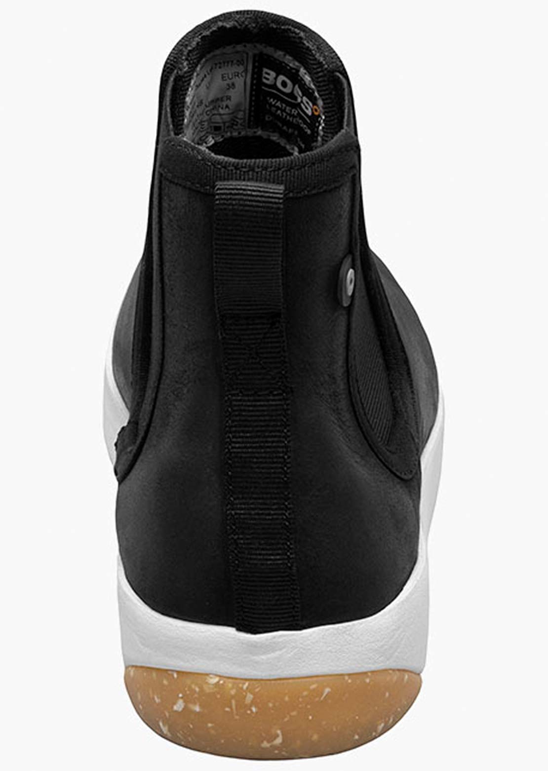 Bogs Women's Kicker Chelsea Leather Boots Black