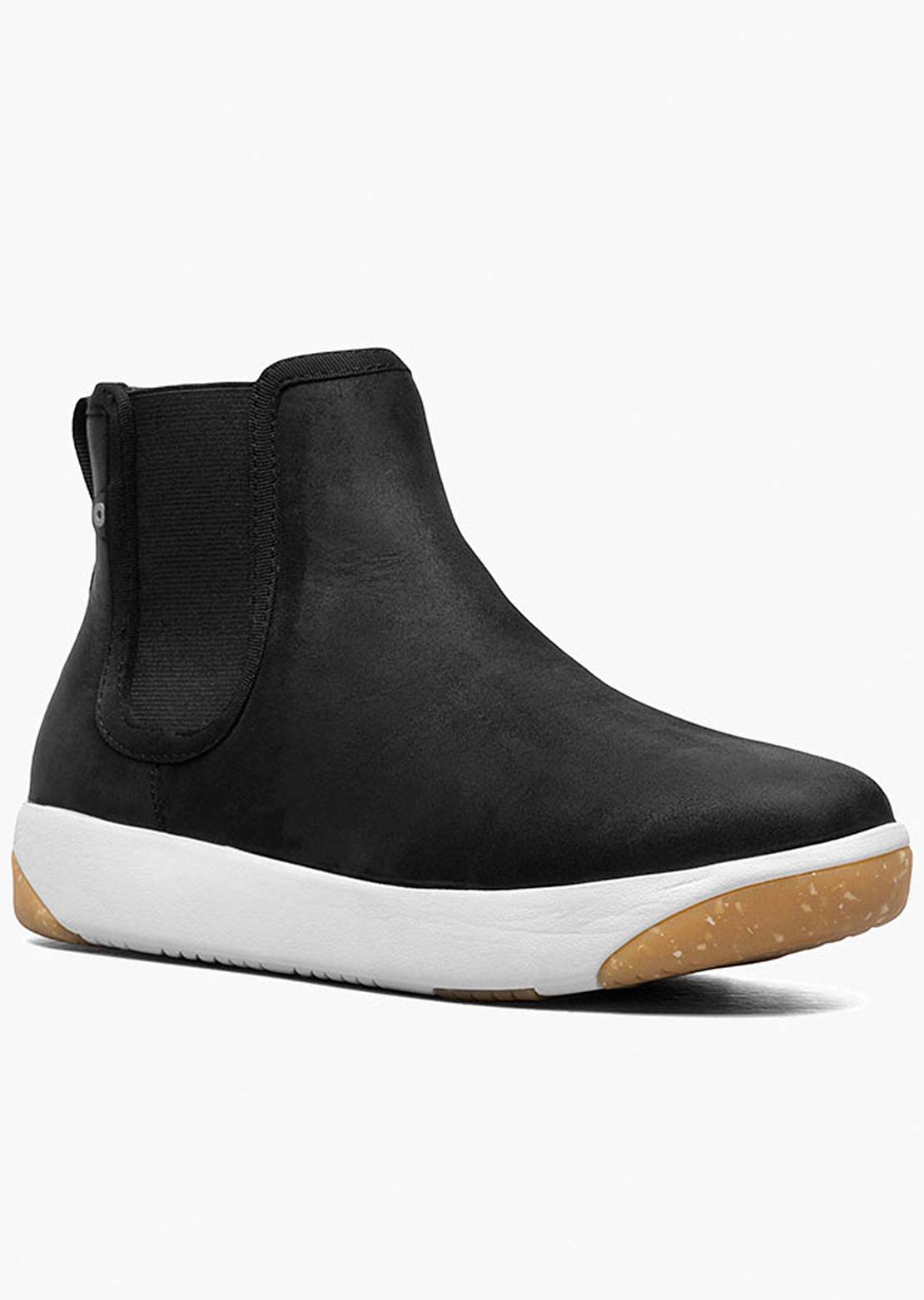 Bogs Women's Kicker Chelsea Leather Boots Black